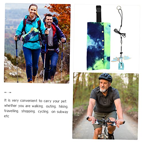 Healifty Adjustable Reptile Carrier Bag with Sling Strap Portable Canvas Pet Carrier for Bearded Dragon Lizard Outdoor Travel Walking Hiking