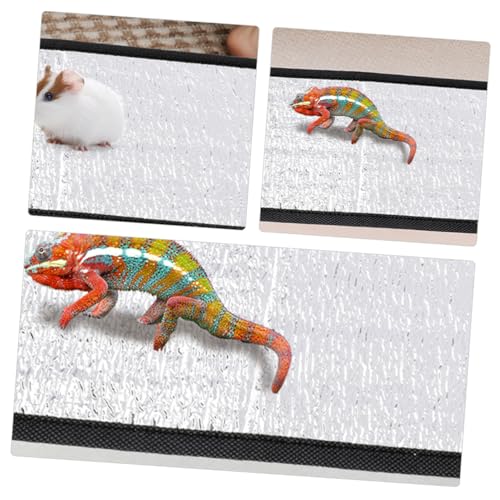 HANABASS Insulation Pad Reflective Film Reptile Heater Pad Turtle Tank Decor Reptile Heat Pet Cooling Mats for Dogs - size: 30.00X16.00X0.10CM
