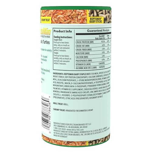 Tetra ReptoMin 3-in-1 Select-A-Food, 1.94 Ounces (55 Grams), Food and Treats Formulated for Aquatic Turtles - size: 1.94 Ounce (Pack of 1)