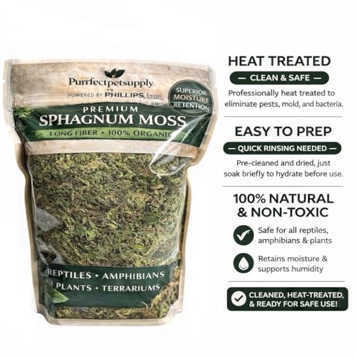 Sphagnum Moss Substrate for Reptiles & Terrariums (1)