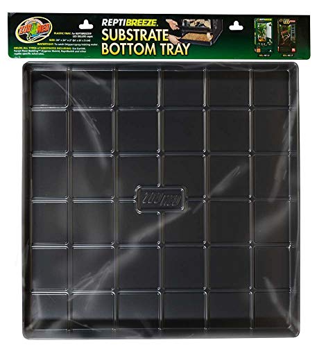 Zoo Med Substrate Bottom Tray for ReptiBreeze - 24" x 24" - size: X-Large Fits NT13 NT17 24 L x 24 W x 2 H