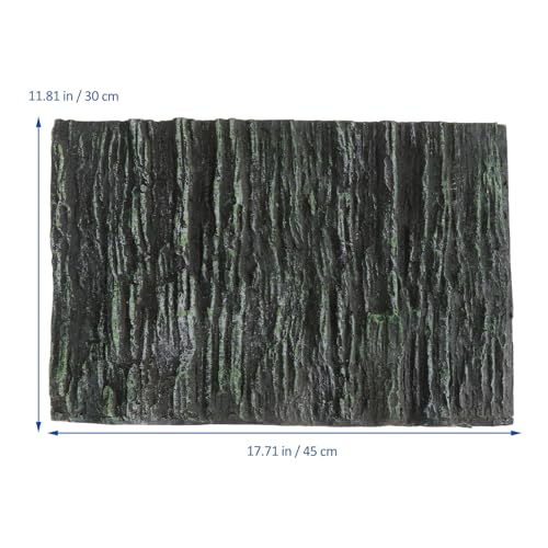 BESTYASH 3D Fish Tank Background Panel Vertical Texture, Turtle Tank Landscaping Board for Aquarium Decor and Terrarium, Blue Decorative Backdrop for Cichlid and Reptile Habitats