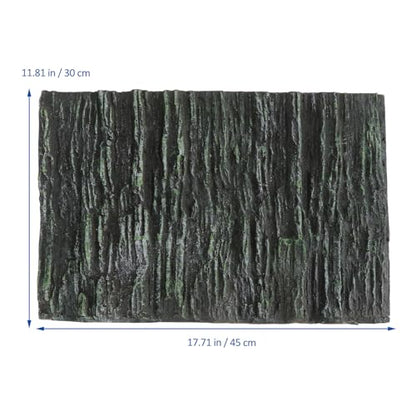 BESTYASH 3D Fish Tank Background Panel Vertical Texture, Turtle Tank Landscaping Board for Aquarium Decor and Terrarium, Blue Decorative Backdrop for Cichlid and Reptile Habitats