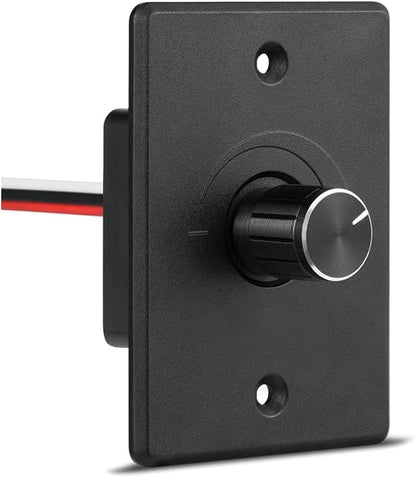 12V Light Dimmer, RV Boat Dimmer Switch High Side PWM Rotary Dimming Switch for Camper Van Travel Trailer Truck Lighting Fixtures, Strip Lights, Puck Lights, Awning Lights - color: 4A, 3 wire