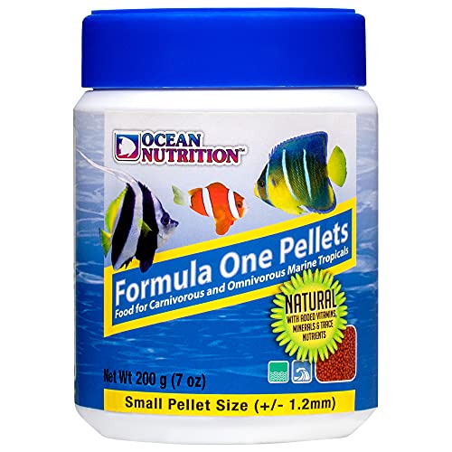 Ocean Nutrition Fish Food - Tropical Fish Food, Soft Moist Sinking Pellets, High Protein(41%) Guppy Fish Food, Fish Food Flakes Alternative, 7 oz (200 g), Small Pellet - size: 7 Ounce (Pack of 1), style: Small Pellet
