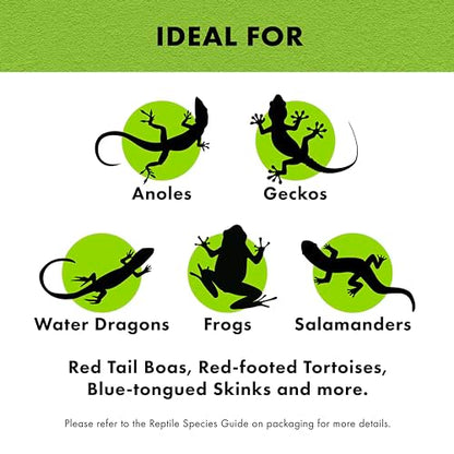 Zilla Pet Reptile Terrarium Substrate Bedding, Jungle Mix, for Frogs, Rainforest Geckos, Toads and Snakes, 24 Quart, 2 Pack - size: 24 Quart