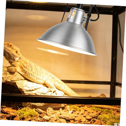 2pcs Adjustable Metal Reptile Heat Lamp Stand with U-Shaped Clamp Bracket for Terrarium and Aquarium Lighting, Universal Uvb Lamp Holder for Snake and Lizard Enclosures