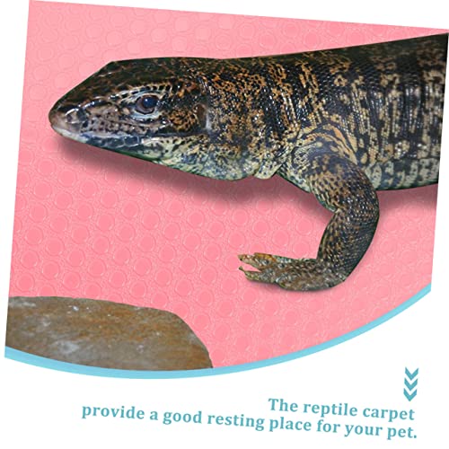 Reptile Carpet for Enclosure Substrate for Reptile Tank Bearded Dragon Bedding Tortoise Lizard Snake Gecko Washable Reusable