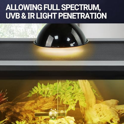 REPTI ZOO 30 Gallon PVC Tall Reptile Tank, 18x18x24 Reptile Terrarium for Frog Lizard Gecko Chameleon Snake, Tropical Rainforest Habitat Enclosure with Sliding Door & Top Screen Ventilation - size: 18x18x24 inch