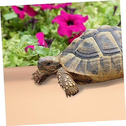 SUPVOX Reptile Cage Mat for Bearded Dragons Snakes and Lizards Eva Terrarium Bedding Nonslip Reptile Carpet for Easy Cleaning - color: Beige