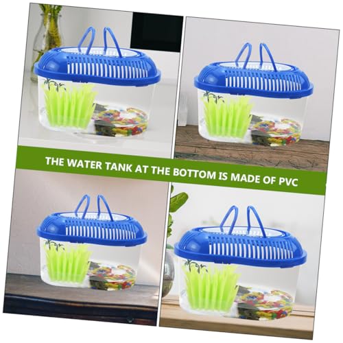 2PCS Reptile Humidifier Set High Humidity Terrarium Decor Simulated Plants for Tortoise and Young Turtle Tanks Compatible Reptile Habitats