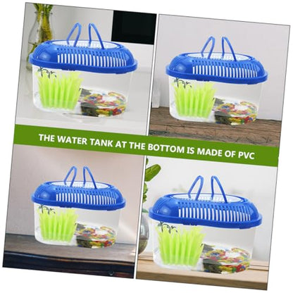 2PCS Reptile Humidifier Set High Humidity Terrarium Decor Simulated Plants for Tortoise and Young Turtle Tanks Compatible Reptile Habitats