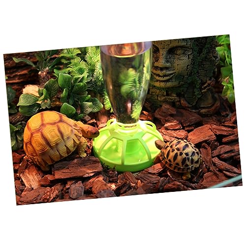 Happyyami Pet Drinking Fountain and Food Bowls for Cats and Dogs Detachable Abs Plastic Water Basin Spill Check Reptile Feeding Bowl