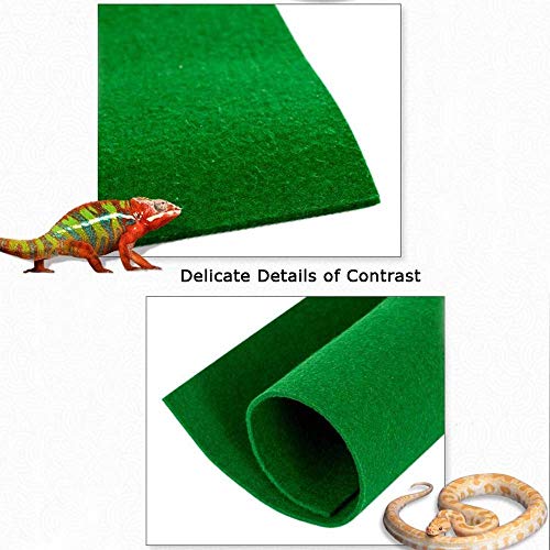 Tfwadmx Reptile Carpet Mat Pet Terrarium Liner Cage Mat Substrate Liner Bedding Reptile Supplies for Terrarium Lizards Snakes Bearded Dragon Gecko Chamelon Turtles Iguana (70.87"X23.6") - color: 1 PC, size: 70.87" X 23.6"