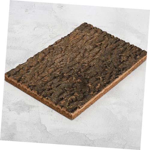 BESPORTBLE Cork Terrarium Background for Reptile Tanks Natural Bark Backdrop Decor Climbing Mat Safe Reusable Aesthetic Habitat for Chameleons Lizards and Other Reptiles