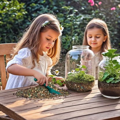 Doter Terrarium Potting Soil Mix 2qt, Custom Made for Terrariums, Perfect for Vibrant Miniature Gardens - size: 2qt