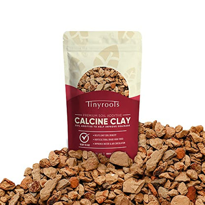 Tinyroots Clay Soil for Plants, 2.25 Quart Bag, Bonsai Tree Soil Additive, Turface Clay Holds Moisture, Provides Drainage and Aids in Root Development - size: 2.25 Quarts