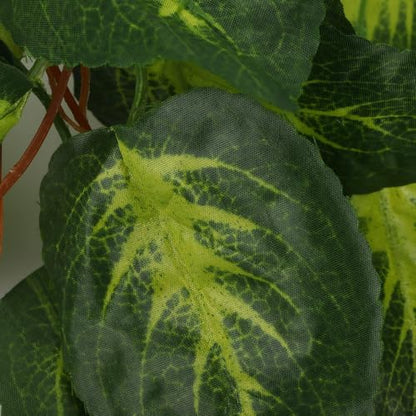 Pssopp Lifelike Plant Decorative Hanging Silk Terrarium Plant with Suction Cup for for Reptile Rainforest Box Aquarium Landscape(NFF‑86)