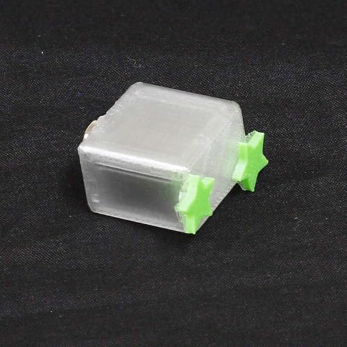 3 Pcs Magnetic Jumping Spider Feeding Dish Jumping Spider Enclosure Accessories Star-Shaped Design Reptile Water Bowl for Other Small Reptiles or Insects (Transparent + Light Green) - color: Transparent + Light Green