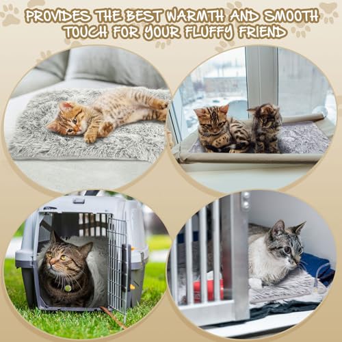 2 Pcs Guinea Pig Warm Bed Mat Small Pet Blankets Dog Bedding Guinea Pig Fleece Cage Liners Washable Waterproof Mats Sleep Pad Cover Hamster Cat Dog Cage Liners Accessories(Rectangle,24 x 16) - size: 24 x 16"