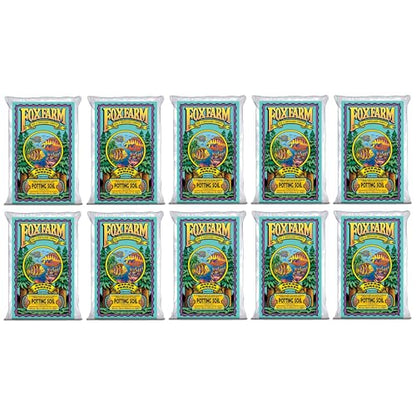 FoxFarm Ocean Forest Potting Soil, 1.5cu ft (Pack of 10) - Light, Aerated Texture, Designed for All Container Plants - size: 1.5 Cu Ft (10 Pack)