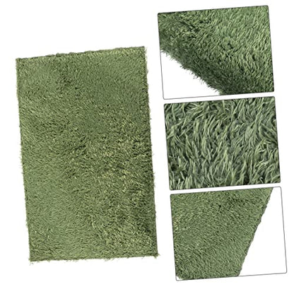 UKCOCO Realistic Sphagnum Moss Reptile Mat 2 Pack Reptile Bedding Habitat Carpet Gecko Pad Insect Bedding