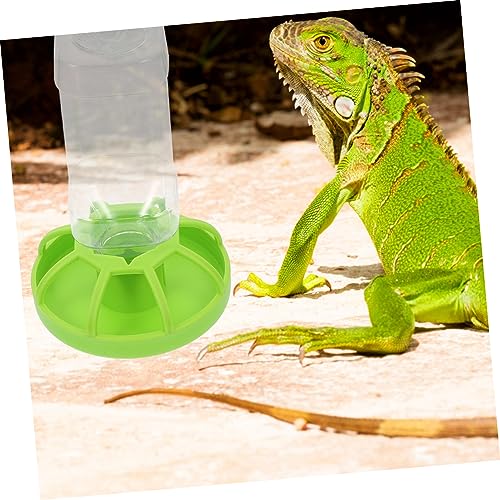 2sets Lizard Water Basins and Feeding Dish for Reptiles for Turtles Snakes and Geckos Convenient Pet Food Holder and Water Container Design