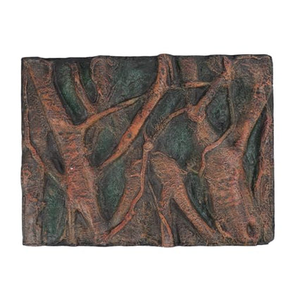 CHICIRIS 3D Reptile Background, Aquarium Background Foam Rock Wall Decor with 3D Textures for Fish Tank Reptile Tank Terrarium (H) - size: H