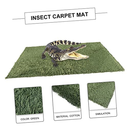 TEHAUX 2pcs Reptile Carpet Sphagnum Moss Lizard Tank Accessories Crested Gecko Supplies Reptile Supplies Terrarium Liner Bedding