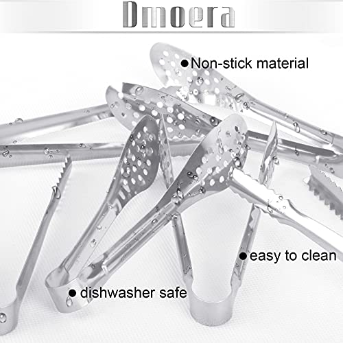 24 Pack Premium Small Serving Tongs,Dmoera Mini Stainless Steel Appetizer Tongs, 5 Inch(12.7cm) - size: 5 inch
