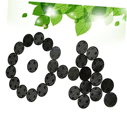BESPORTBLE 100pcs Flower Pot Mesh Pad Diameter Anti-Corrosion Grid Mat for Breathable Bottom Drainage Net for Indoor and Outdoor Plant Growth