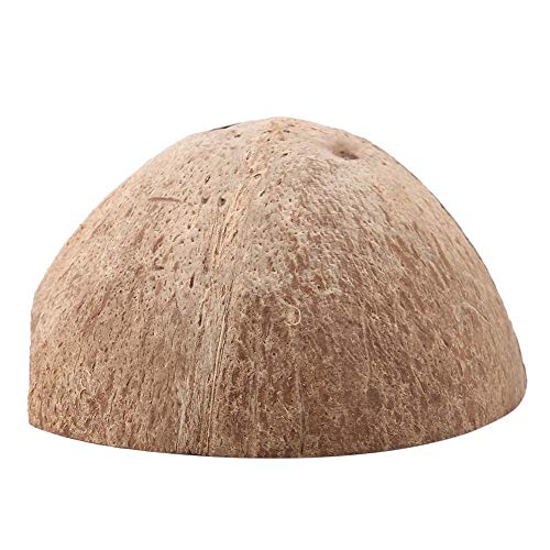 Yosoo Reptile House Hiding Cave Coconut Shell Turtle Aquarium Hide Decor