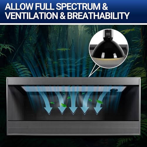 68 Gallon Reptile Enclosure, 48x18x18 Reptile Tank Terrarium, 48" Wide Large Lightweight Wood & Plastic Eco Composite Reptile Habitat Lounge for Ball Python Bearded Dragon Gecko Turtle Snake - size: 48x18x18 inch