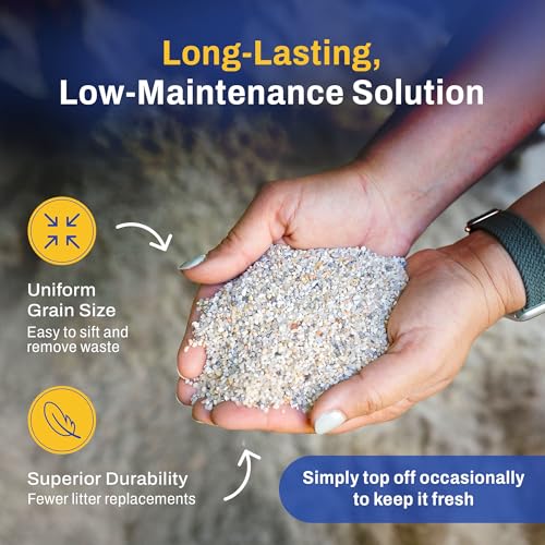Premium Chicken Sand 50 lbs (4-Pack) – Dust-Free, Odor-Control Bedding for Chicken Coops, Nesting Boxes, and Runs – Natural Poultry Litter, 200 lbs Total - size: 4 Pack