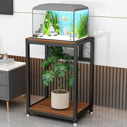Simple Fish Tank Stand, Multi-Purpose Storage Rack Sturdy Steel-wood Construction Height: 70cm/27.6in Ideal for Living Rooms and Offices(70x30cm/27.6x11.8in) - size: 70x30cm/27.6x11.8in