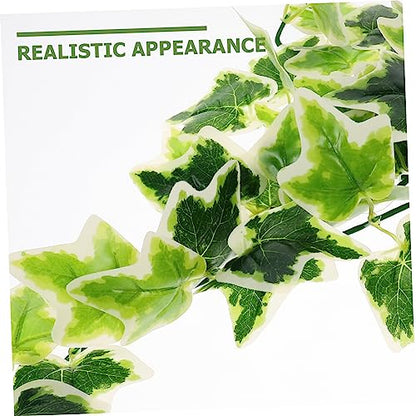 Artificial Hanging Plants for Reptile Habitats Durable Plastic Leaf Decoration with Suction Cup for Terrariums Aquariums and Bird Cages Lifelike Vines for Lizards Snakes and Frogs