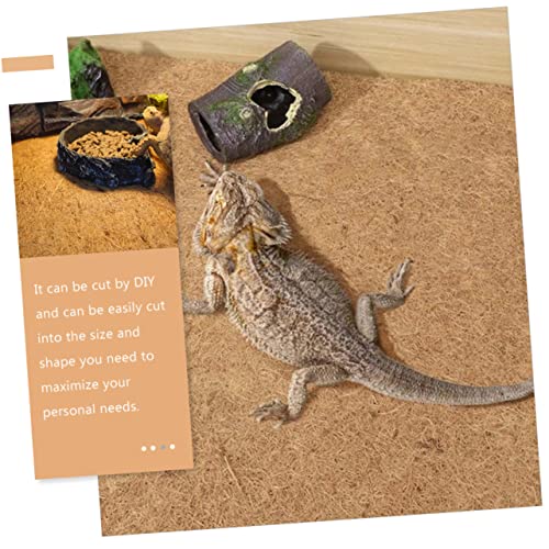 WOONEKY Bedding Carpet Liner for Reptiles Snakes Turtles and Lizards Washable and Reusable Substrate Cushion for Terrarium Environments