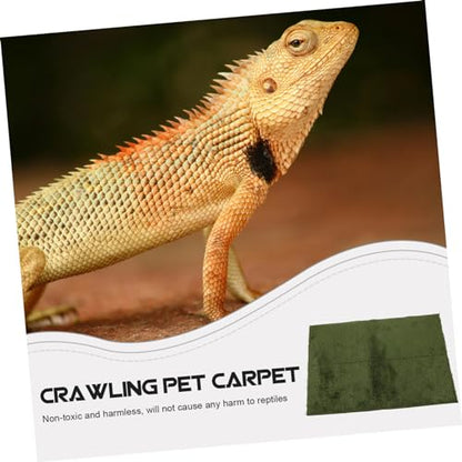 GANAZONO Reptile Carpet Lizards Bedding Pet Cage Mat Terrarium Substrate Liner Reusable Washable