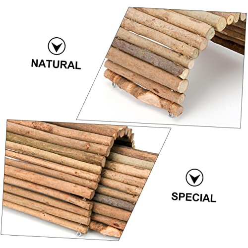 2pcs Reptile Hiding Fence Small Reptile Reptile Supplies Crawler Shelter Small Pet Reptiles Shelter Solid Wood Reptile Shelter Reptiles Hiding Cave Reptiles Hideout, 30x20cm