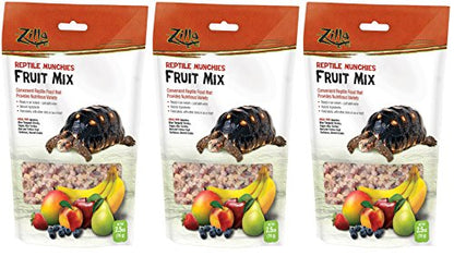 Zilla Reptile Munchies Fruit Mix 2.5 Ounce (3 Pack)