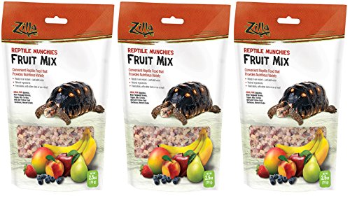 Zilla Reptile Munchies Fruit Mix 2.5 Ounce (3 Pack)