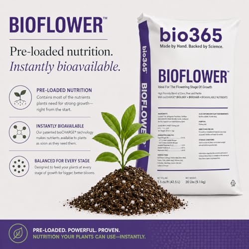 BIOFLOWER - 1.5cu ft - Bag - Blend of Fine Coir, Coarse Peat, & Super Coarse Perlite - color: BIOFLOWER, size: 1.5 Cubic Feet
