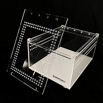 Herpcult Magnetic Acrylic Mini-Flat Enclosure 8 x 6 x 4