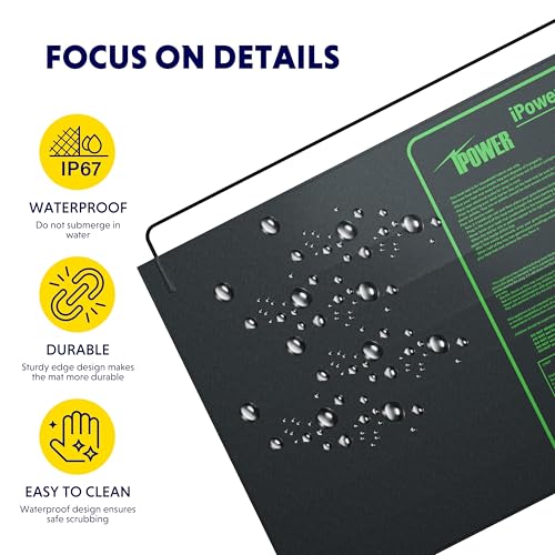 iPower 48" x 20" Waterproof Durable Seedling Heat Mat Warm Hydroponic Plant for Indoor Gardening Germination Starting, 1 Pack New - size: 48" x 20"-New, style: Heat Mat