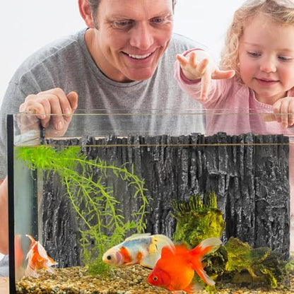 KESYOO Decorative 3D PU Rock and Waterfall Effect Terrarium Background, Reptile Tank and Fish Tank, Compact and Lightweight, Natural Decoration for Turtle Habitat