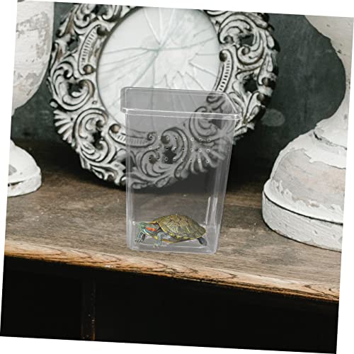 VANZACK 3pcs Reptile Habitat Enclosure for Tarantulas Snails Spiders and Ventilated Feeding Boxes for Small Pets for Breeding and Display