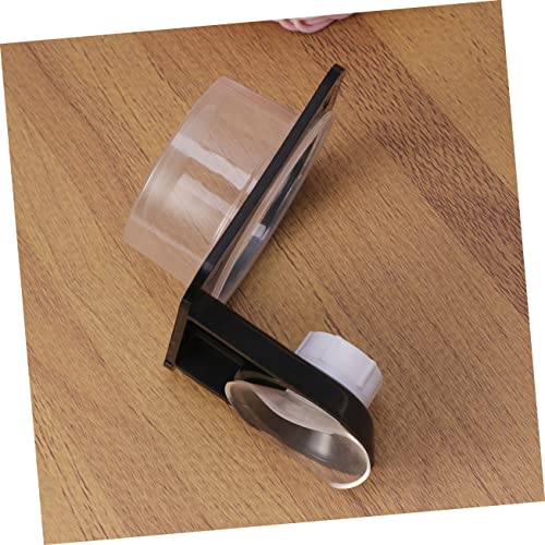 BESPORTBLE 3pcs Reptile Food Tray Water Dish Suction Cup Feeder for Tortoise Lizard Easy Installation - size: Size 4