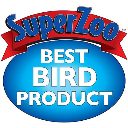 Prevue Pet Products Playtop Travel Carrier - Outdoor Travel Bird Cage for Small Parrots & Birds, Front Facing Door, Rope Perch, Lightweight & Portable, Easy Transport - Black