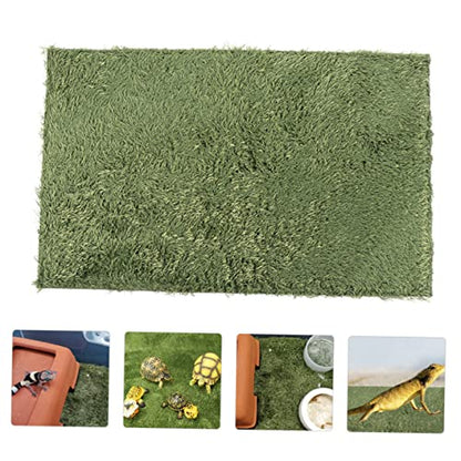 BESPORTBLE Household Reptile Carpet Mat Washable Terrarium Bedding for Lizard Gecko Snake and Tortoise Durable Easy to Cut and Comfortable Crawl Space for Pets
