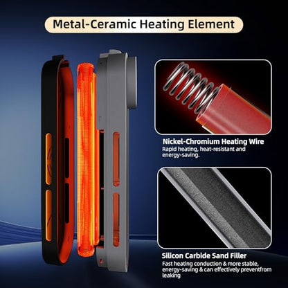 boxtech Aquarium Heater, Fish Tank Heater for 25 to 40 Gallon Tanks, 200w Submersible Water Heater with Digital Thermometer, Overheat Protection - size: 200w for 25 to 40 gallon tank